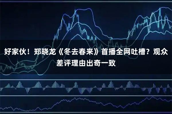 好家伙！郑晓龙《冬去春来》首播全网吐槽？观众差评理由出奇一致